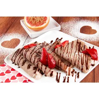 Two  Valentine Crepe