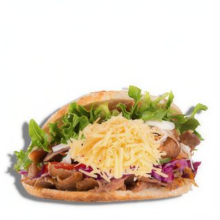 Doner Kebab Con Queso
