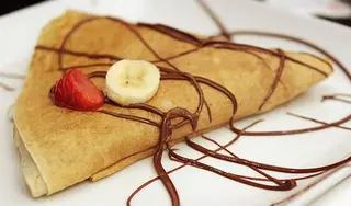 Clatite cu ciocolata si banane
