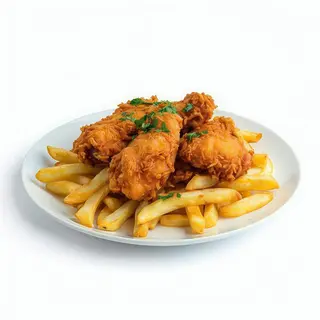 Papas Con Pollo Y Queso Grandes