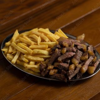 Picanha com Fritas +2lata bebidas