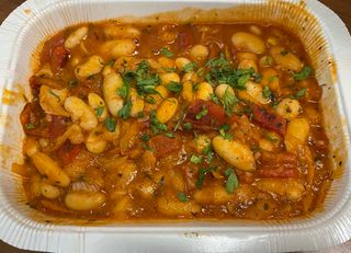 Пържен боб с бекон 0,350гр.