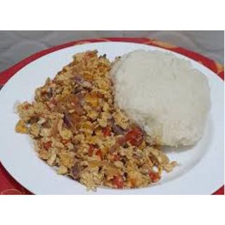 Scrambled Eggs (Served with Ugali)