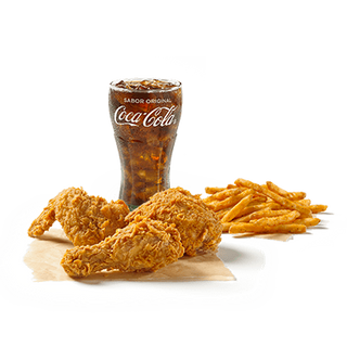 Menú 3 piezas + 1 combo 