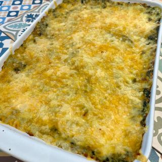 Espinacas a la crema gratinadas al horno