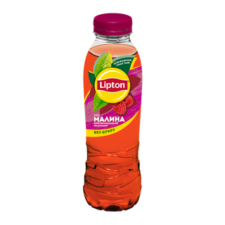 Холодний чай Lipton чорний Zero Малина(0,5л)