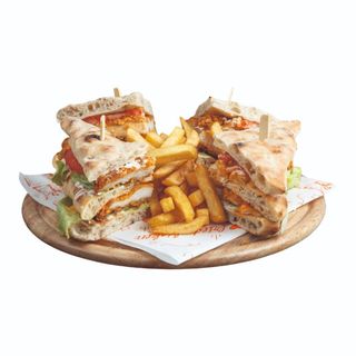 Sandwich Club Crunchy+Cartofi Prajiti