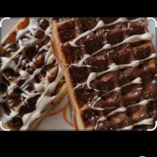 GOFRE MIXTO NUTELLA Y CHOCOLATE BLANCO