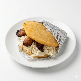 Arepa De Tajadas Y Queso Blanco (1 Ud.)