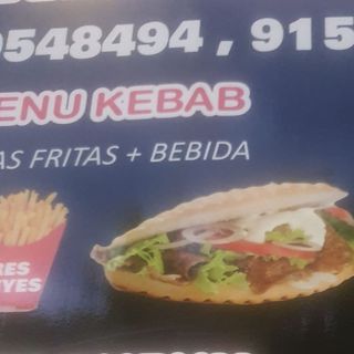Menú Kebab