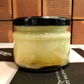 Flan cremoso de vainilla