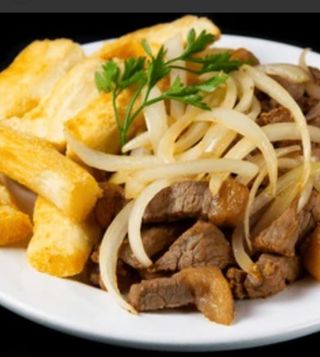 Mandioca com Carne do Sol