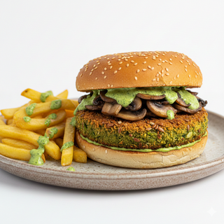 Burger Vegan Green
