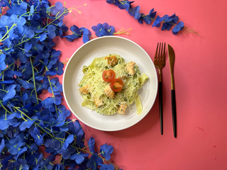 Паста з лососем