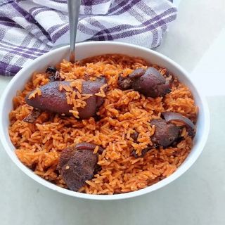 Village Rice & Goatmeat