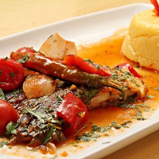 Saramura de crap de Dunare cu mamaliga