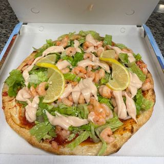 Lattuga e gamberetti