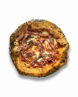 Pizza Margherita Con Salame