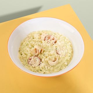 Орзо з креветкою