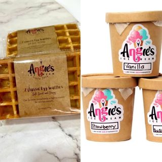 Waffle  and Gelato Cup