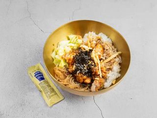 Soy Chicken Cupbop (fusion)