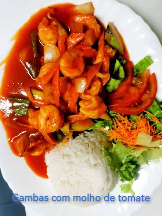 33.Gambas com Molho de Tomate（茄汁虾）
