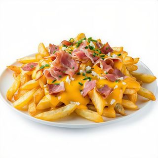 Papas locas Jamón y Queso