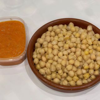 Garbanzos Del Cocido Con Salsa