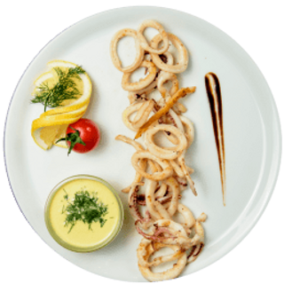 Калмари на плочa (200г)