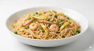 Fideos Fritos Con Gambas