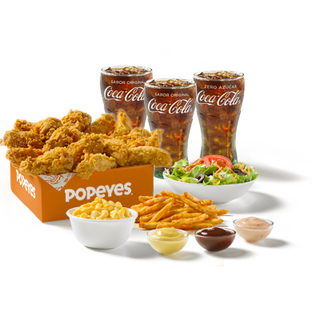 Menú 3 piezas + 5 tenders + 5 alitas picantes