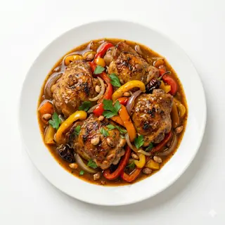 Pollo Con Salsa Sacha Al Tieban