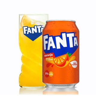 Fanta Naranja lata 330ml.