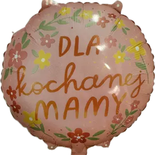 Balon dla kochanej mamy napełniony helem