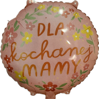 Balon dla kochanej mamy napełniony helem