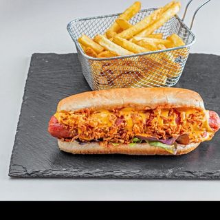 MEnú Hot Dog Americana