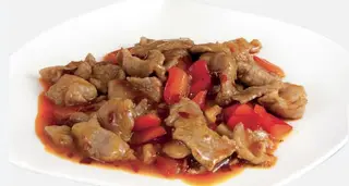 Manzo in salsa piccante