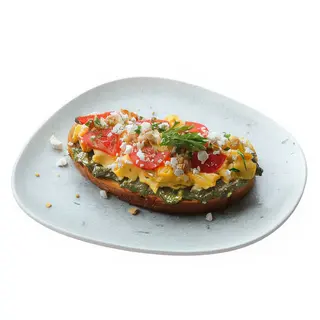 Tosta de verduras
