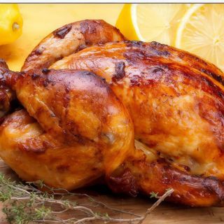 (MENÚ 1) 1 pollo asado con ración de patatas fritas