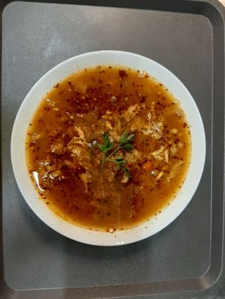Flaczki wołowe 400ml + bułka