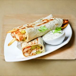 Шаурма  с картошкой