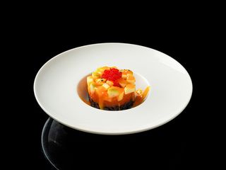 138 Tartar arroz morado con mango