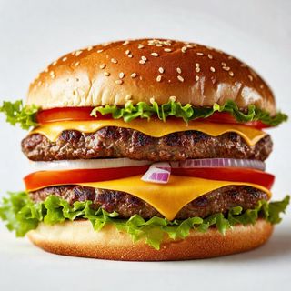 Double Decker Beef Burger