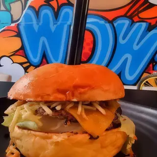 Burger Smash Doble Queso De Cabra
