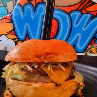 Burger Smash Doble Queso De Cabra