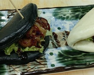 Bao de pato crujiente