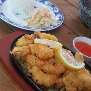 Krewetki królewskie na maśle 