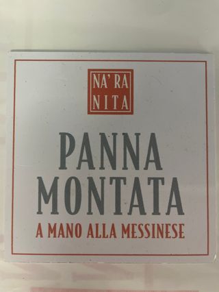 Panna montata a mano alla messinese 150 g
