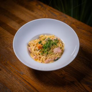 Tagliolini z krewetkami