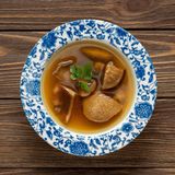 Юшка з білими грибами